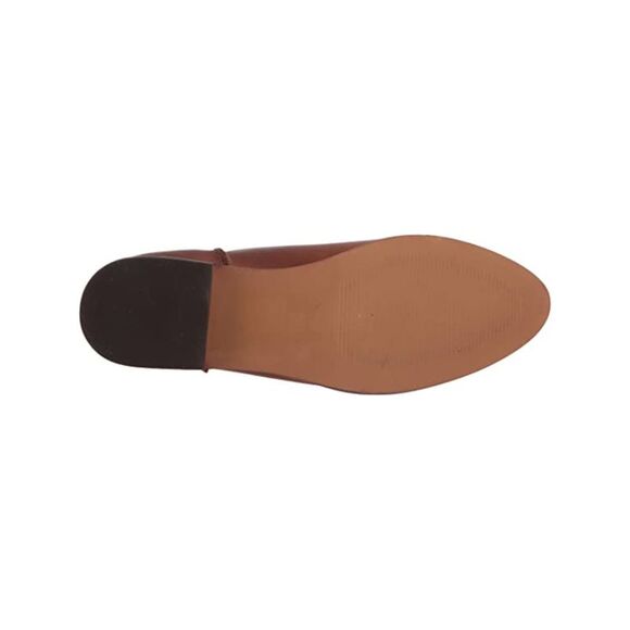 NWT ARTISAN BY ZIGI Womens Brown Georgie Almond Toe Leather Booties 8.5 M - Picture 4 of 5